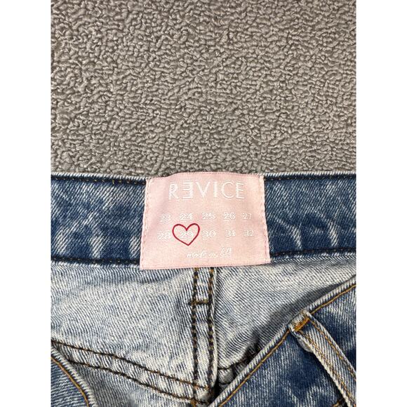 Revice Jeans V Cut Waist Straight Leg Medium Wash Blue Size 29 - Picture 4 of 12
